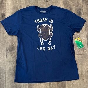 Leg Day, Thanksgiving Tipsy Elves Shirt